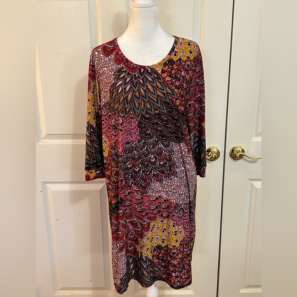 5th & Love multicolored shift dress, Small